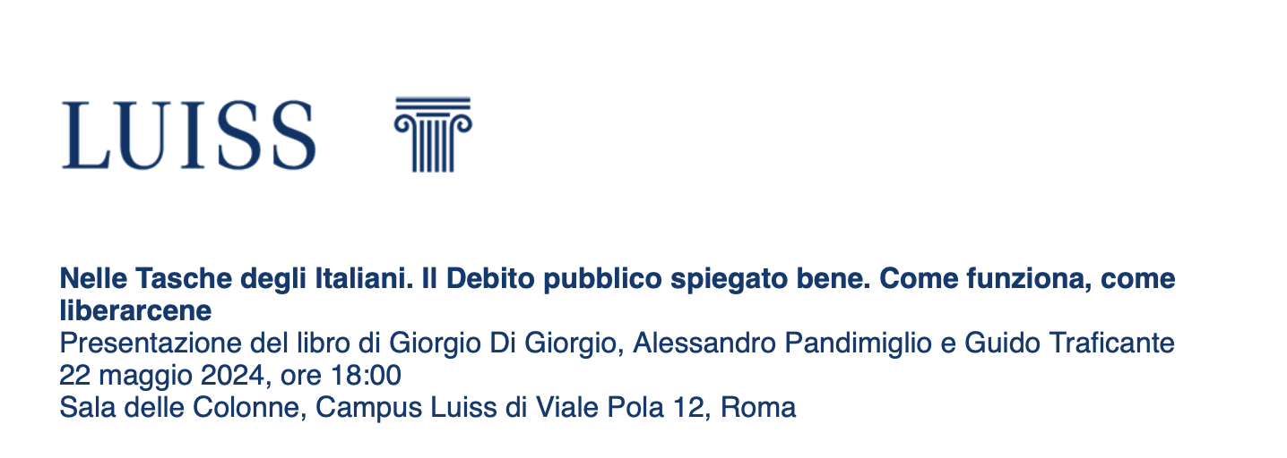 Nelle Tasche degli Italiani. Il Debito pubblico spiegato bene. Come funziona, come liberarcene